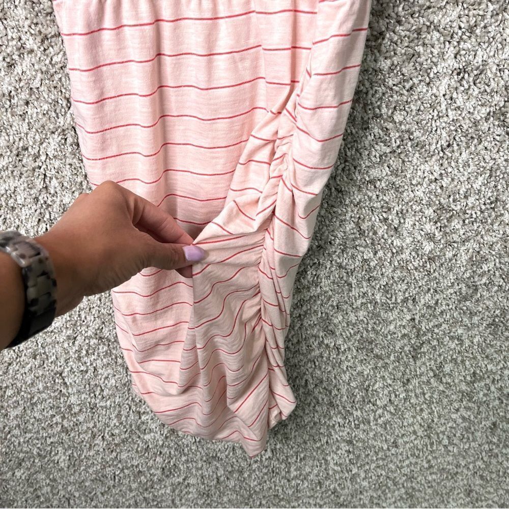 Sundry Dress Women’s 0 / XS / 0-2 Isola Bella Pink Striped Sleeveless Racerback - Picture 6 of 10